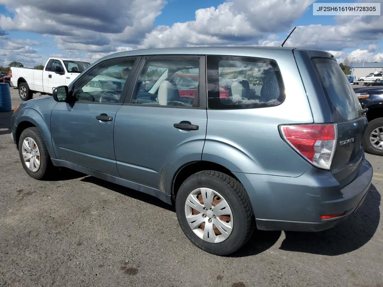 2009 Subaru Forester 2.5X VIN: JF2SH61619H728305 Lot: 76353604