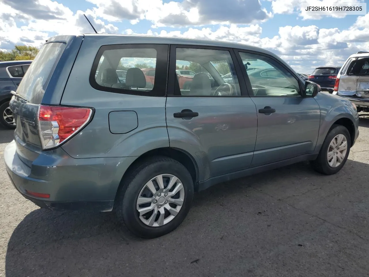 2009 Subaru Forester 2.5X VIN: JF2SH61619H728305 Lot: 76353604