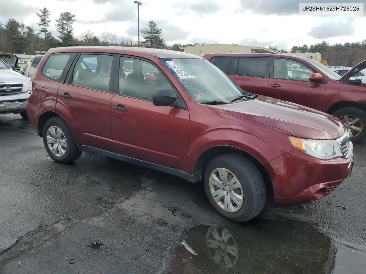 2009 Subaru Forester 2.5X VIN: JF2SH61629H725025 Lot: 79631384