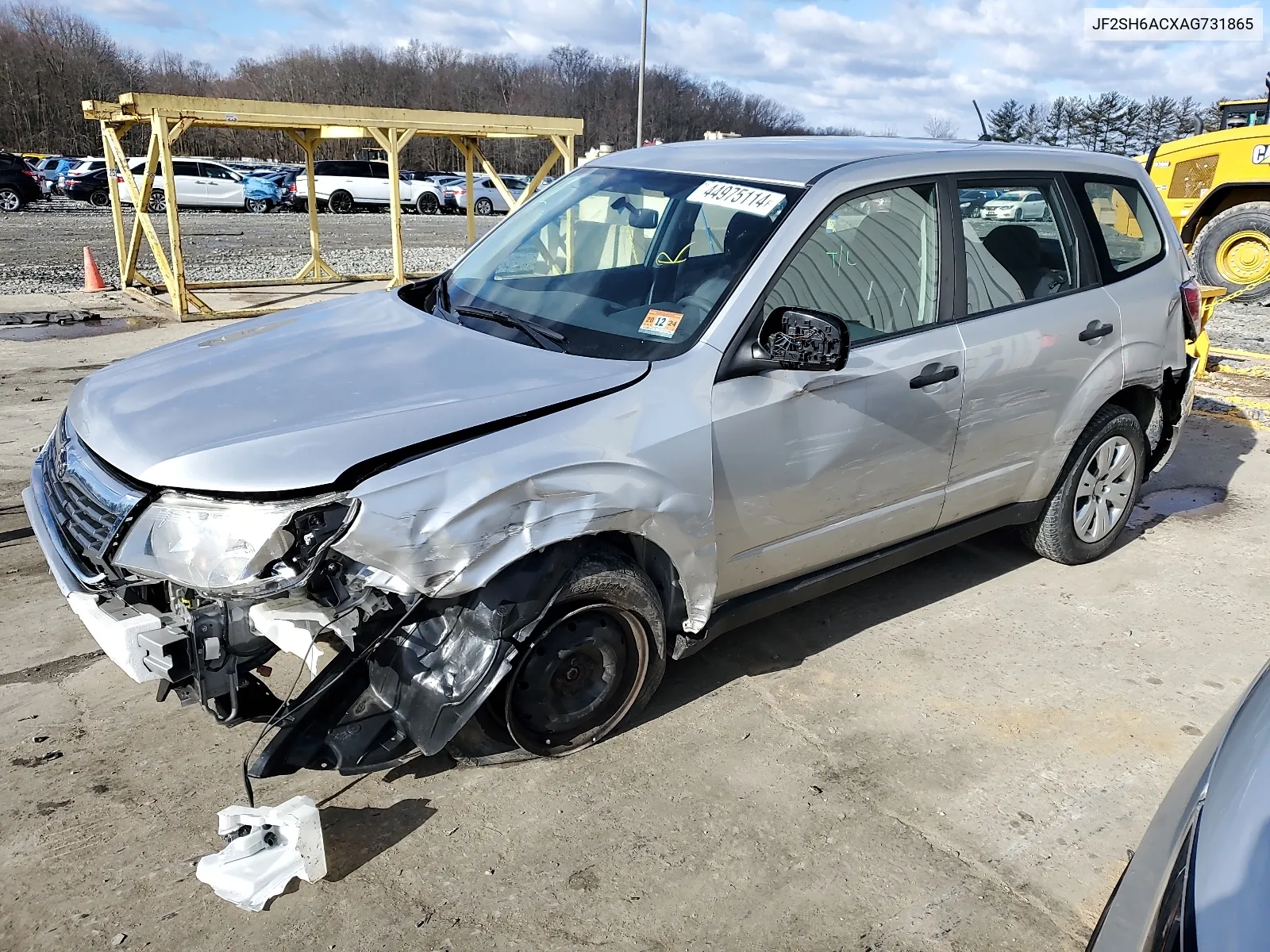 2010 Subaru Forester 2.5X VIN: JF2SH6ACXAG731865 Lot: 44975114