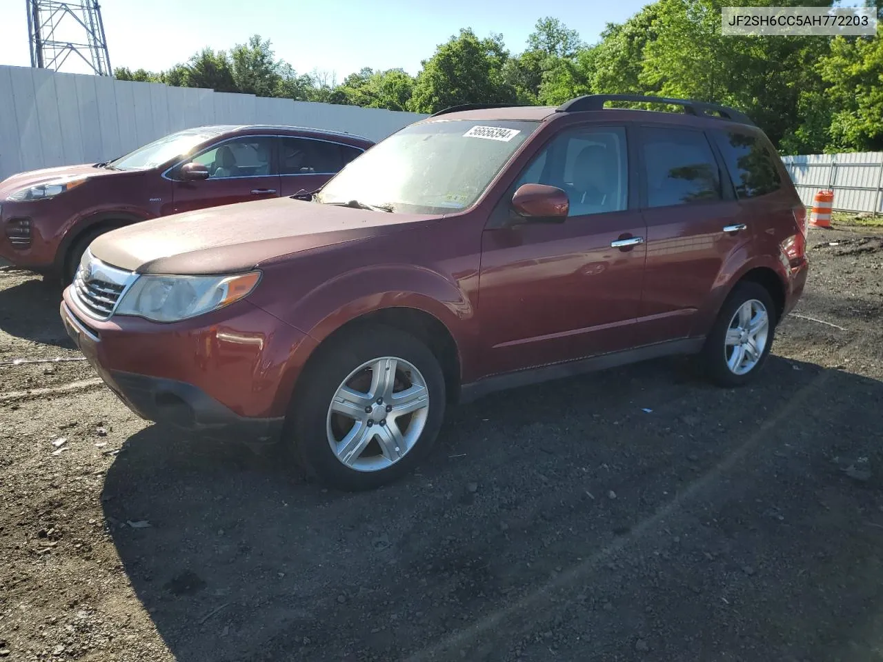 2010 Subaru Forester 2.5X Premium VIN: JF2SH6CC5AH772203 Lot: 56656394