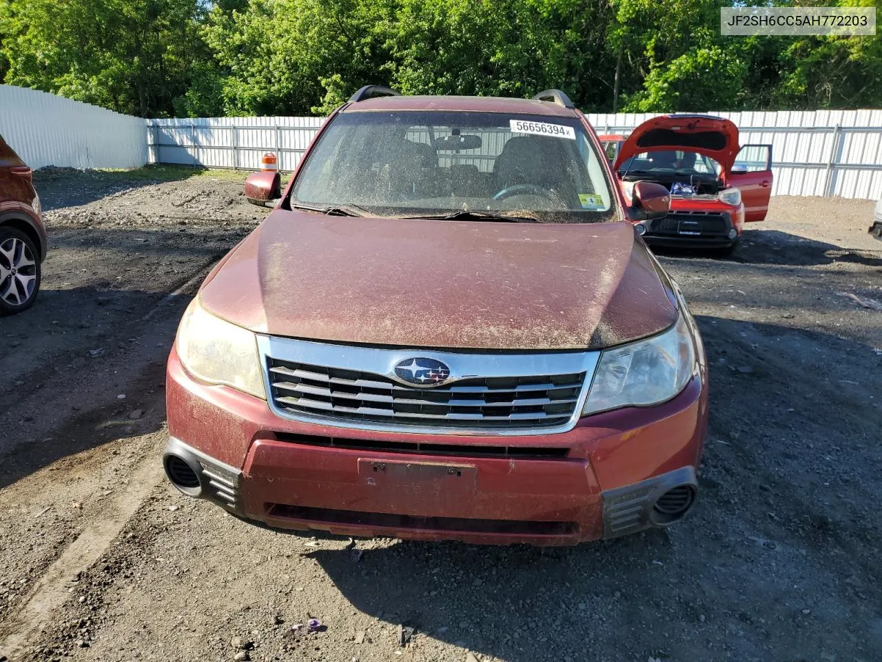 2010 Subaru Forester 2.5X Premium VIN: JF2SH6CC5AH772203 Lot: 56656394