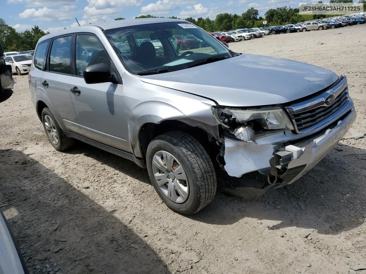 2010 Subaru Forester 2.5X VIN: JF2SH6AC3AH711225 Lot: 63382204