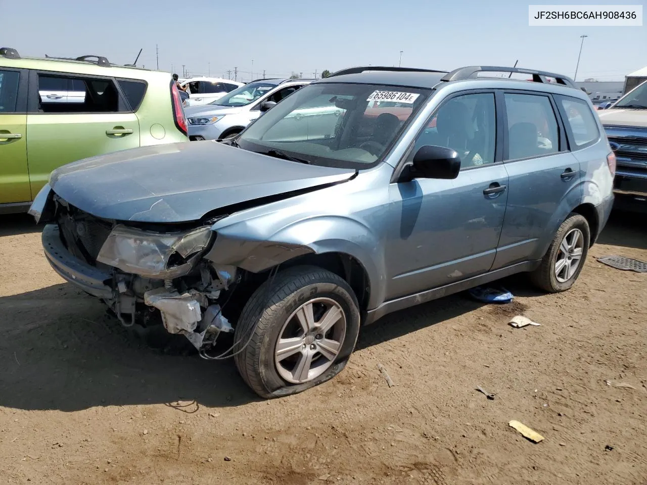 2010 Subaru Forester Xs VIN: JF2SH6BC6AH908436 Lot: 65986404