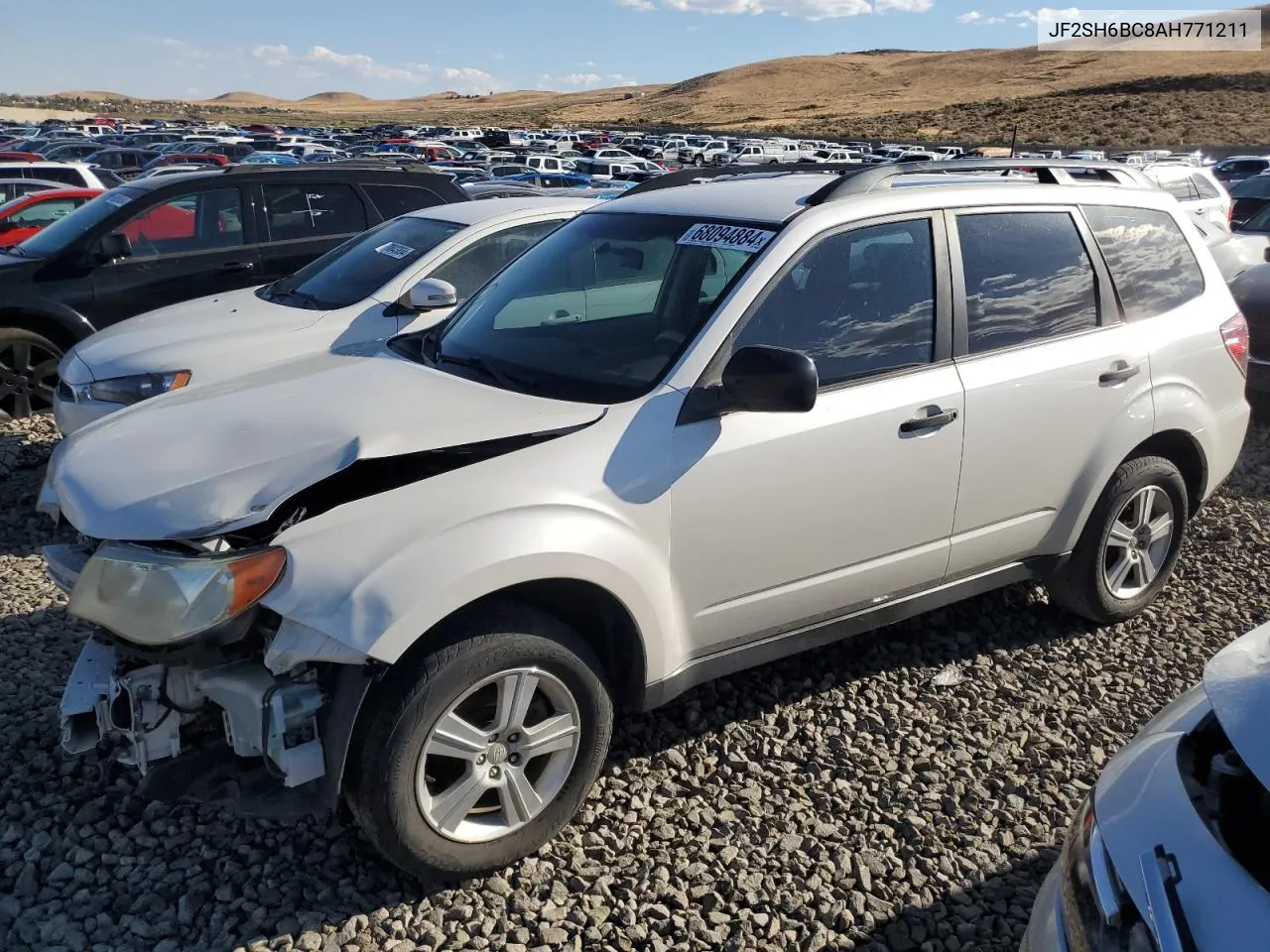 2010 Subaru Forester Xs VIN: JF2SH6BC8AH771211 Lot: 68094884