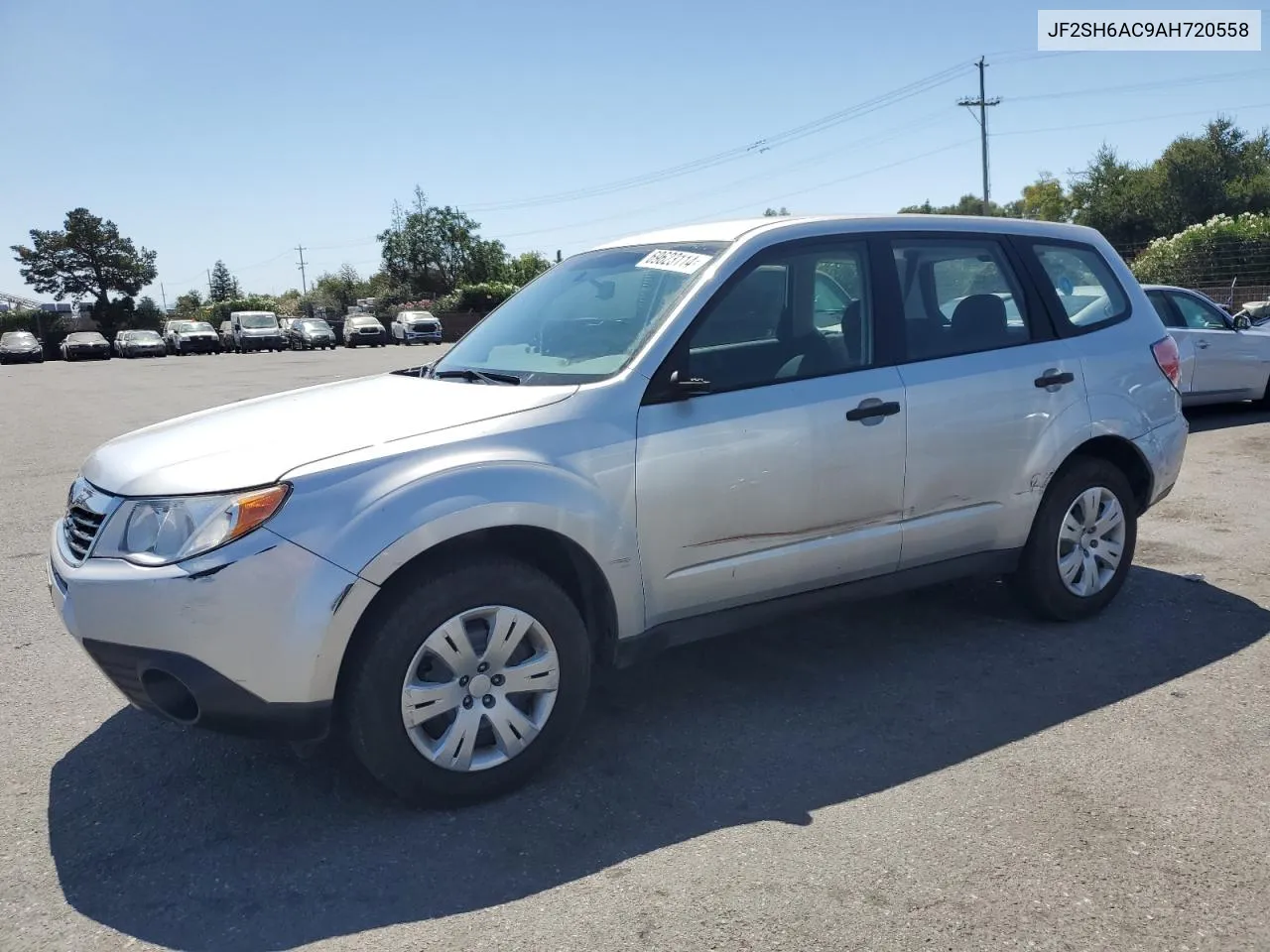 2010 Subaru Forester 2.5X VIN: JF2SH6AC9AH720558 Lot: 69623114