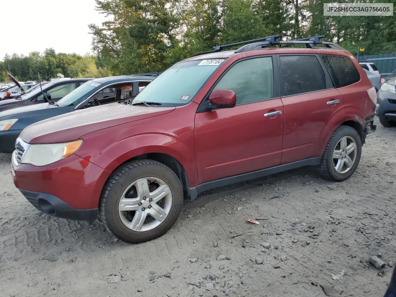 2010 Subaru Forester 2.5X Premium VIN: JF2SH6CC3AG756605 Lot: 71787184