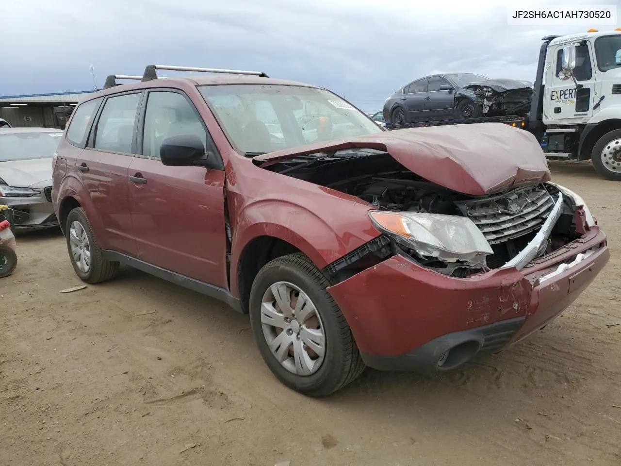 2010 Subaru Forester 2.5X VIN: JF2SH6AC1AH730520 Lot: 72093534