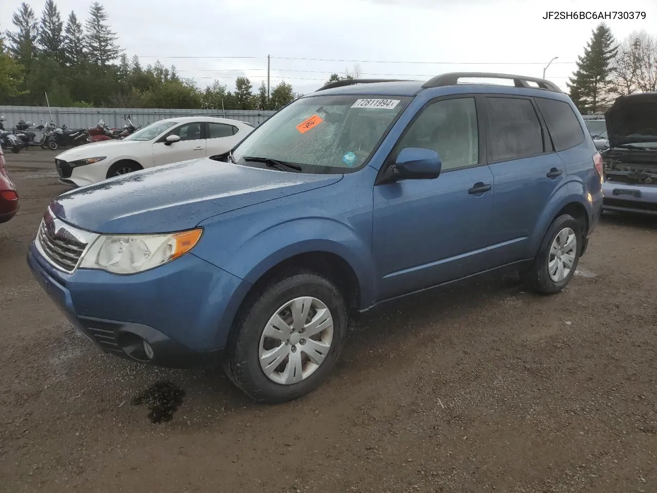 2010 Subaru Forester Xs VIN: JF2SH6BC6AH730379 Lot: 72811994