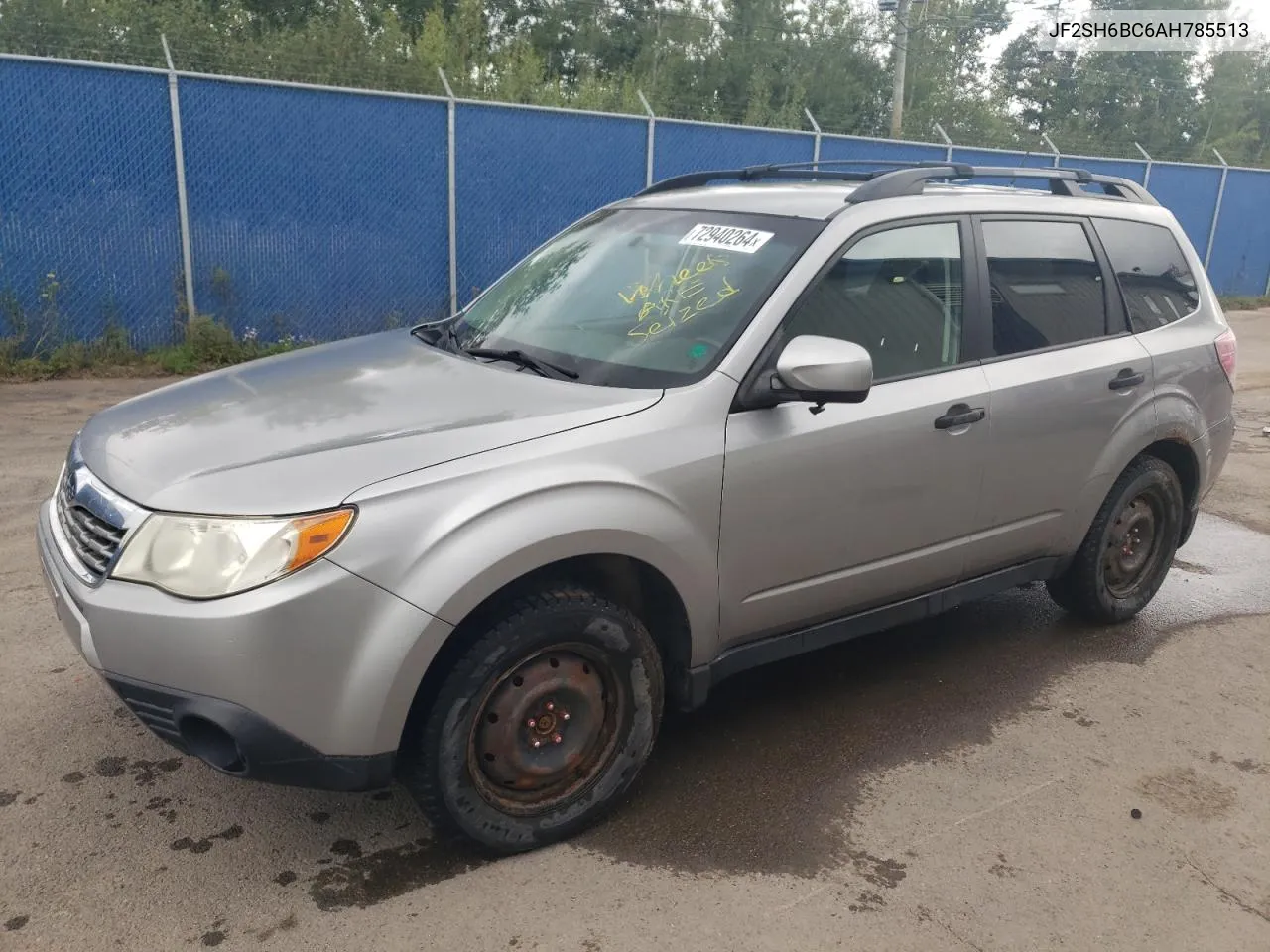 2010 Subaru Forester Xs VIN: JF2SH6BC6AH785513 Lot: 72940264