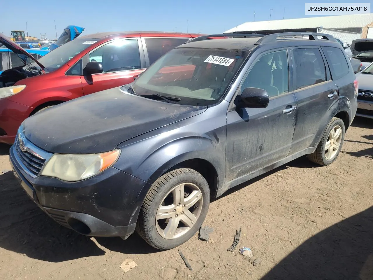 2010 Subaru Forester 2.5X Premium VIN: JF2SH6CC1AH757018 Lot: 73141564