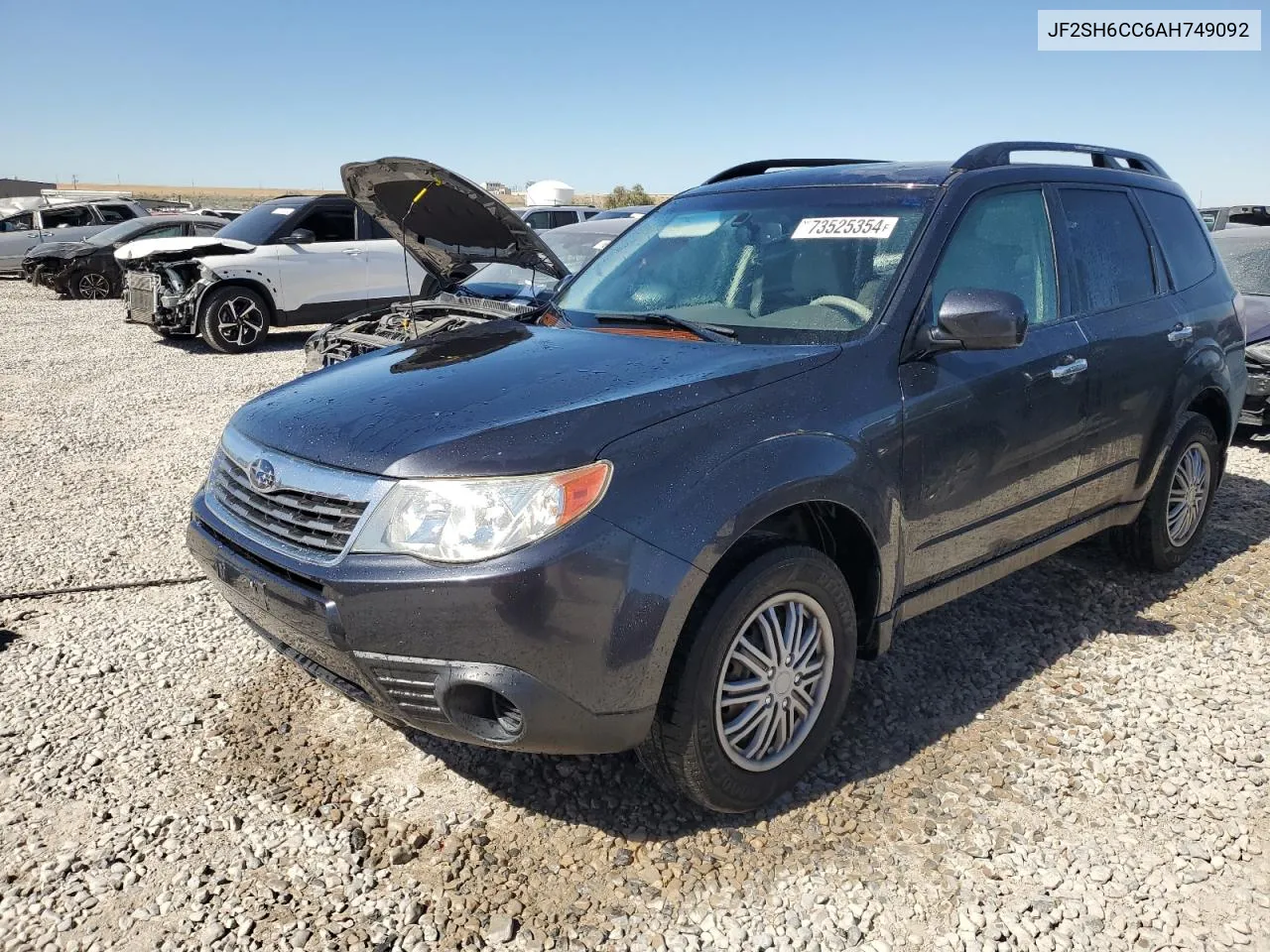 2010 Subaru Forester 2.5X Premium VIN: JF2SH6CC6AH749092 Lot: 73525354