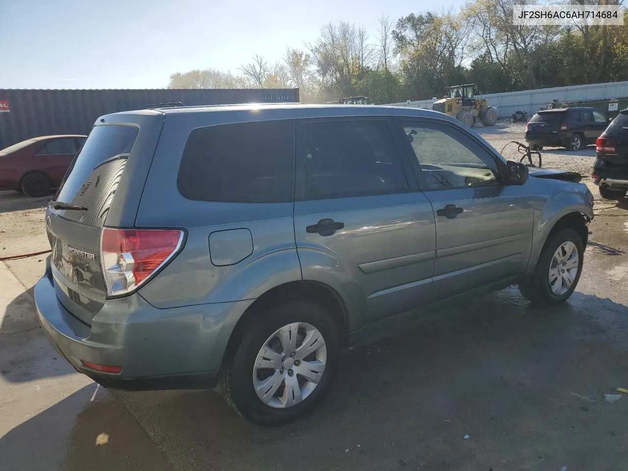 2010 Subaru Forester 2.5X VIN: JF2SH6AC6AH714684 Lot: 74222464