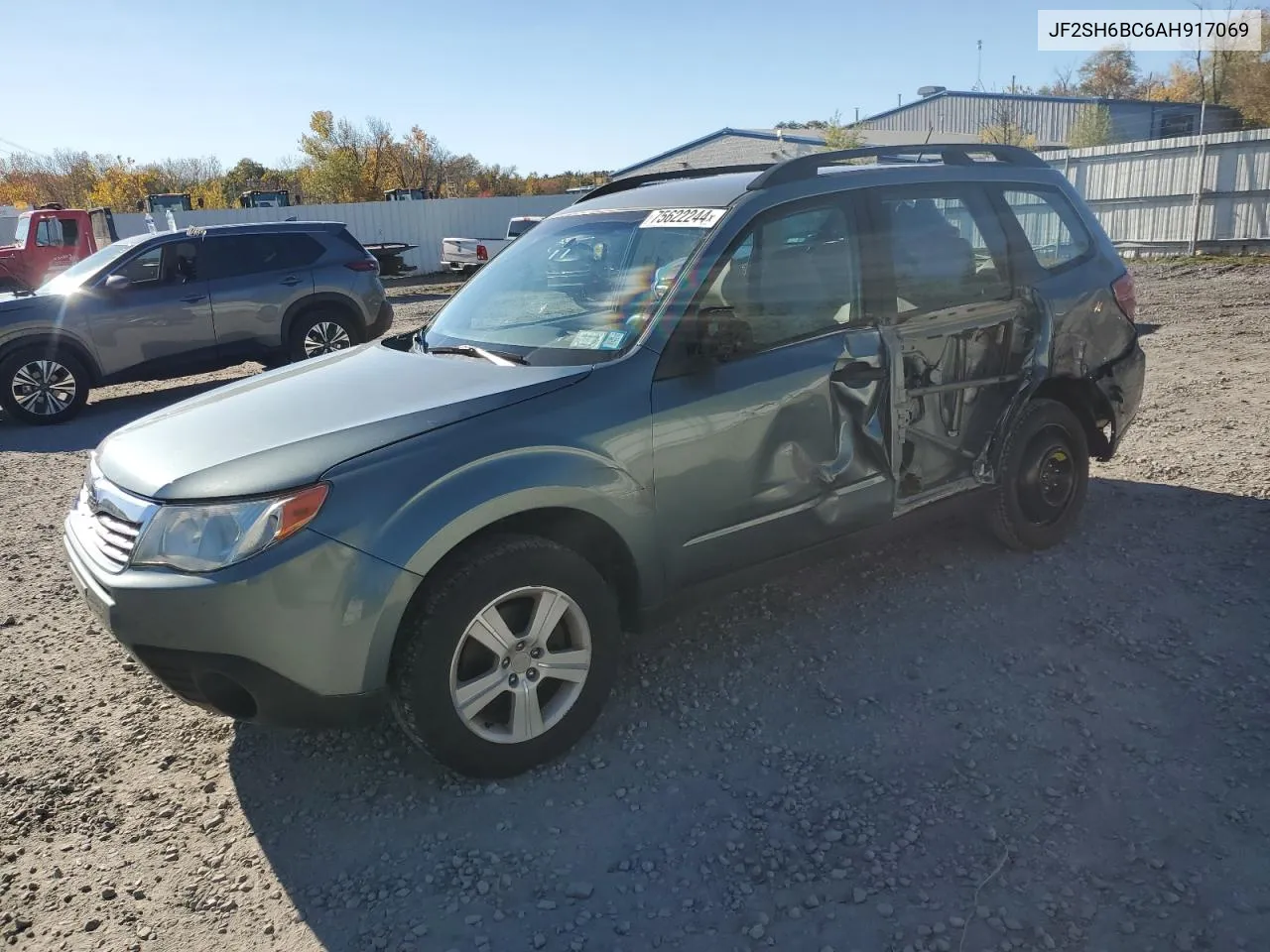 2010 Subaru Forester Xs VIN: JF2SH6BC6AH917069 Lot: 75622244