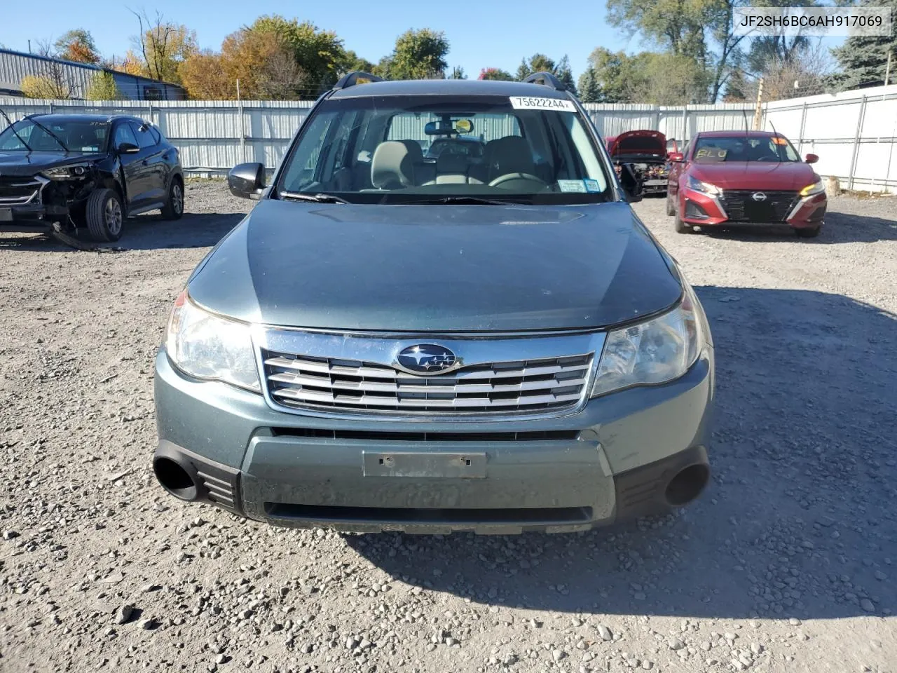 2010 Subaru Forester Xs VIN: JF2SH6BC6AH917069 Lot: 75622244