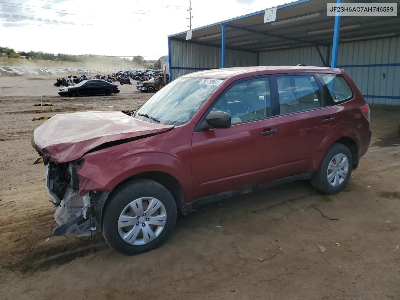 2010 Subaru Forester 2.5X VIN: JF2SH6AC7AH746589 Lot: 76178904