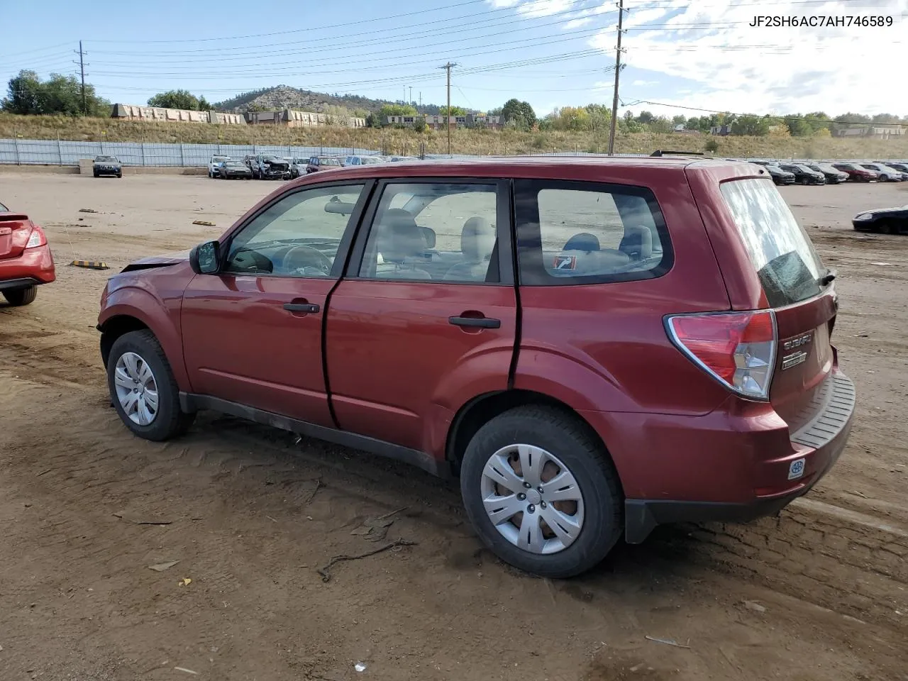 2010 Subaru Forester 2.5X VIN: JF2SH6AC7AH746589 Lot: 76178904