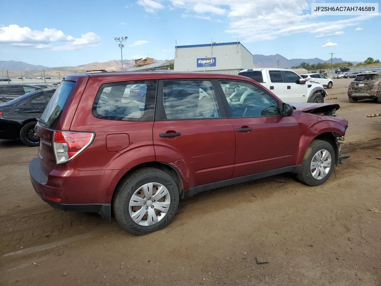 2010 Subaru Forester 2.5X VIN: JF2SH6AC7AH746589 Lot: 76178904