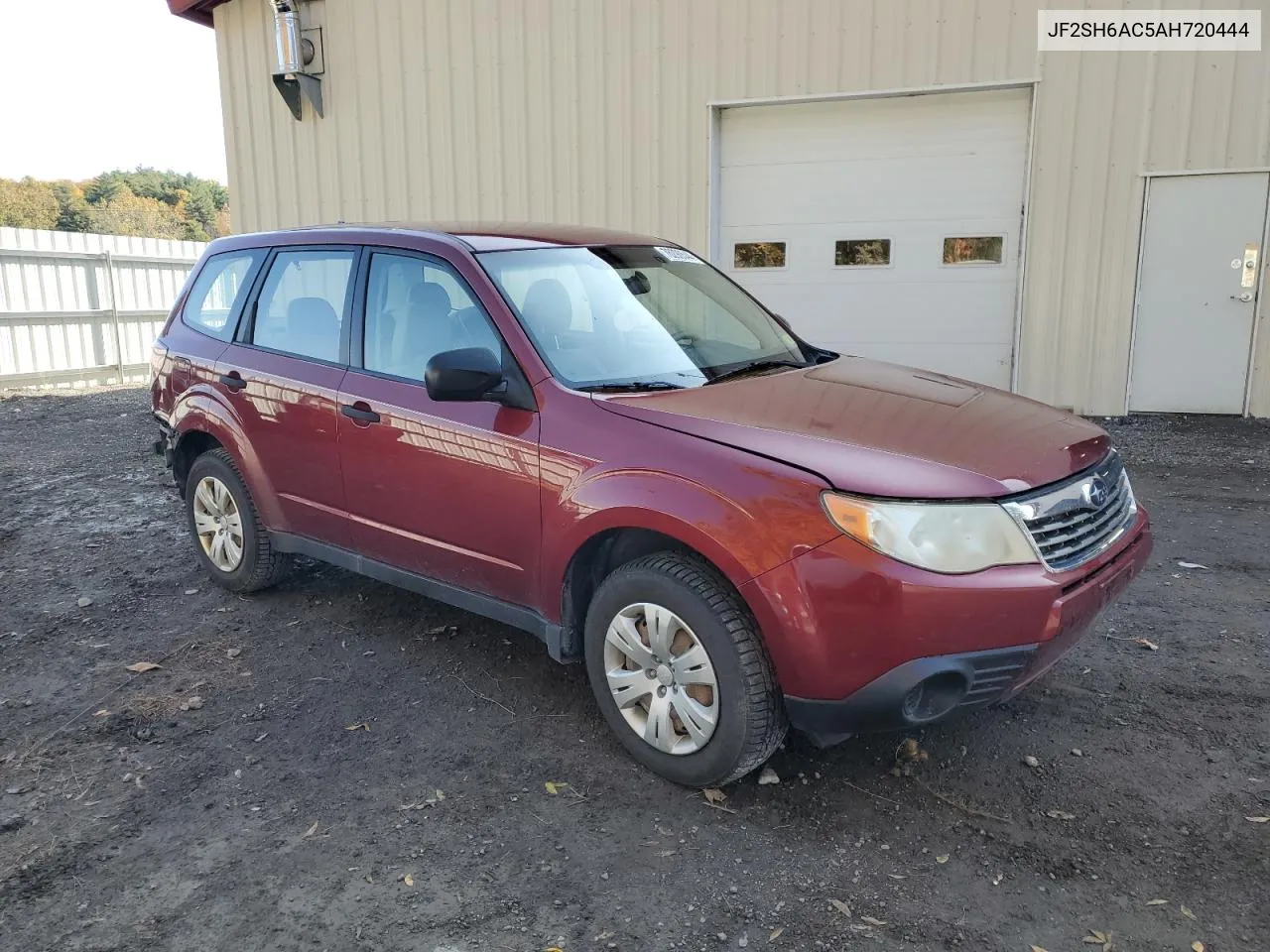 2010 Subaru Forester 2.5X VIN: JF2SH6AC5AH720444 Lot: 76290544