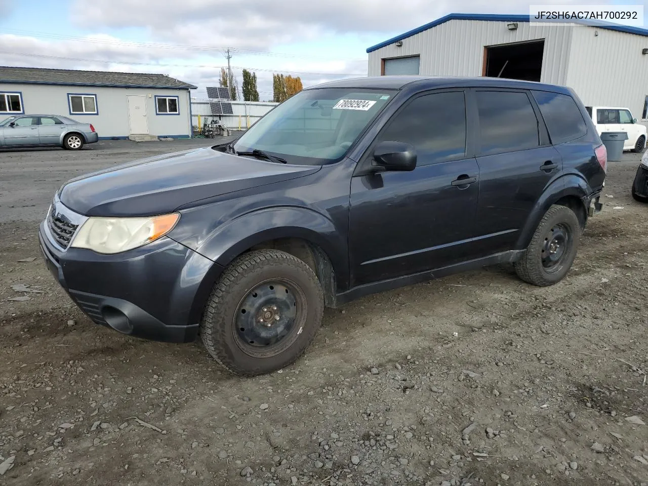 2010 Subaru Forester 2.5X VIN: JF2SH6AC7AH700292 Lot: 78092924