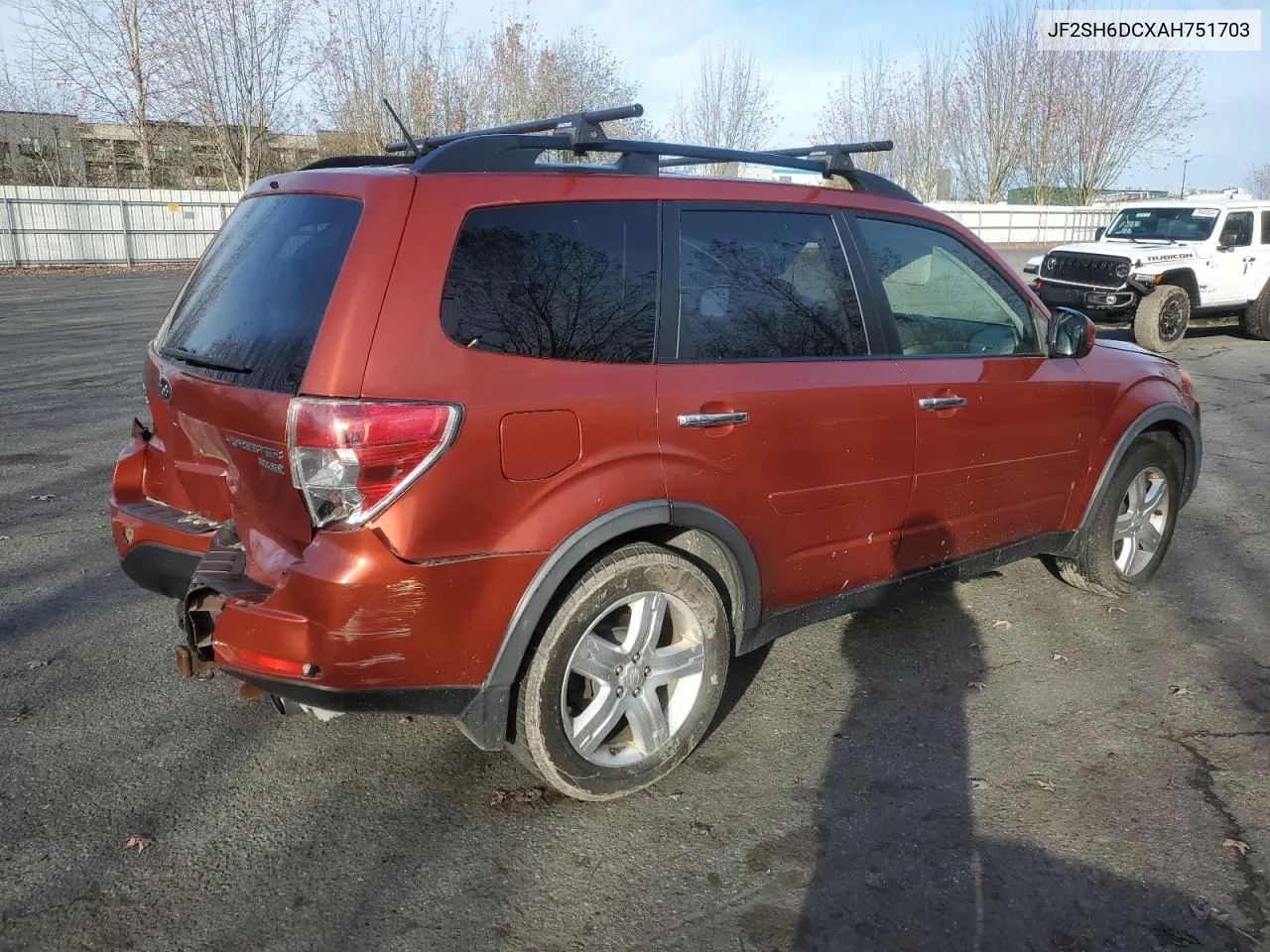 2010 Subaru Forester 2.5X Limited VIN: JF2SH6DCXAH751703 Lot: 79525384