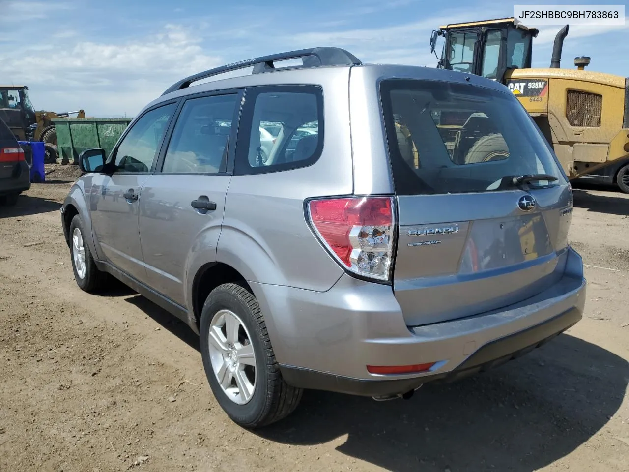 2011 Subaru Forester 2.5X VIN: JF2SHBBC9BH783863 Lot: 51674124