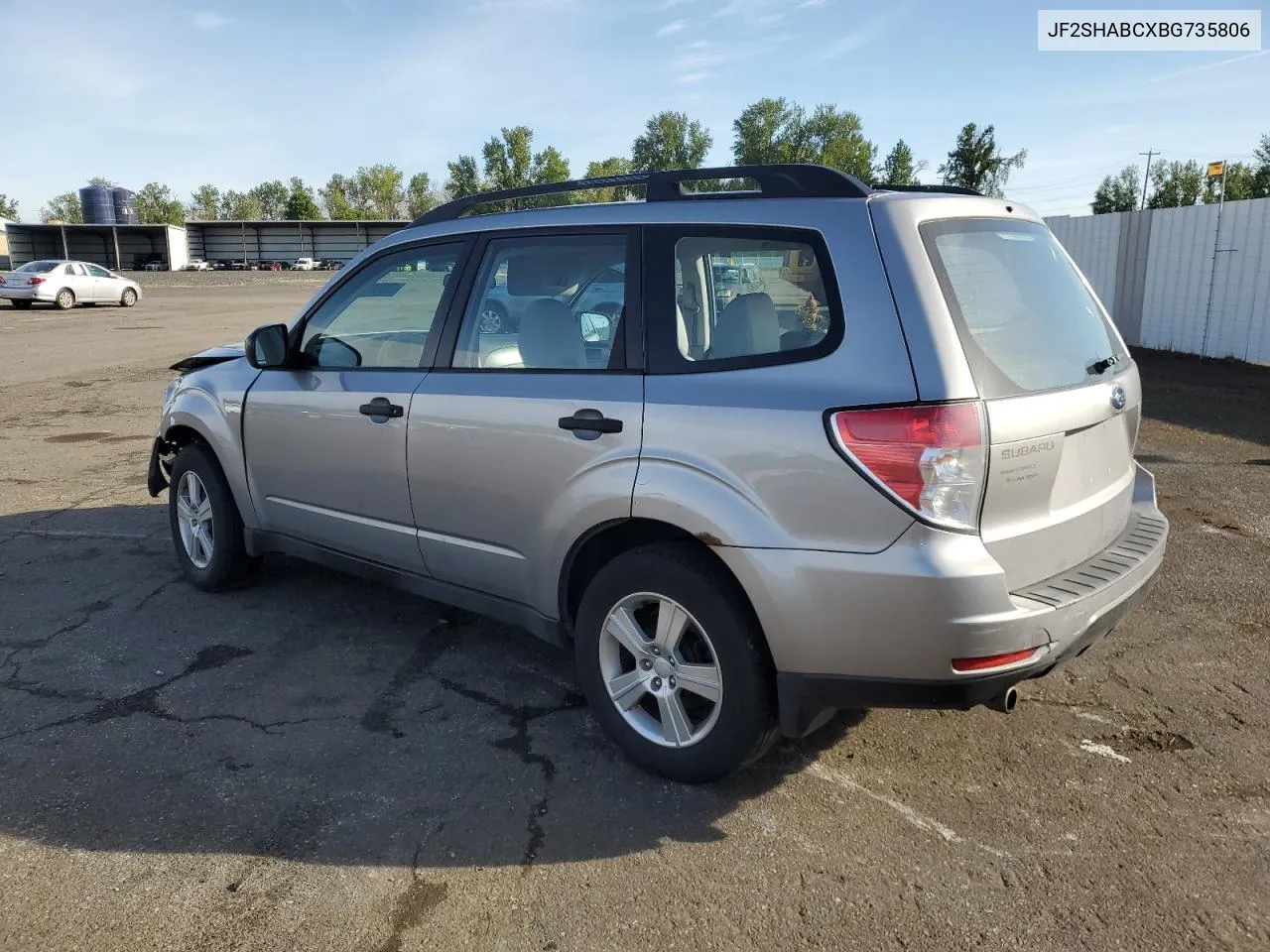 2011 Subaru Forester 2.5X VIN: JF2SHABCXBG735806 Lot: 53600044