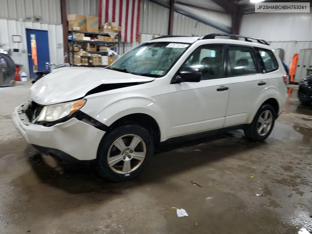 2011 Subaru Forester 2.5X VIN: JF2SHABC4BH753261 Lot: 67671874