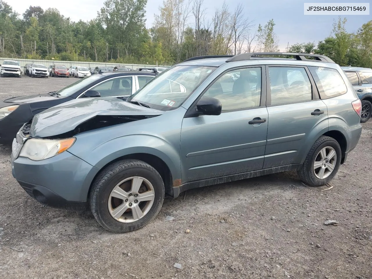 2011 Subaru Forester 2.5X VIN: JF2SHABC6BG715469 Lot: 70449184