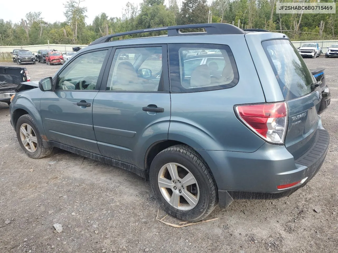 2011 Subaru Forester 2.5X VIN: JF2SHABC6BG715469 Lot: 70449184