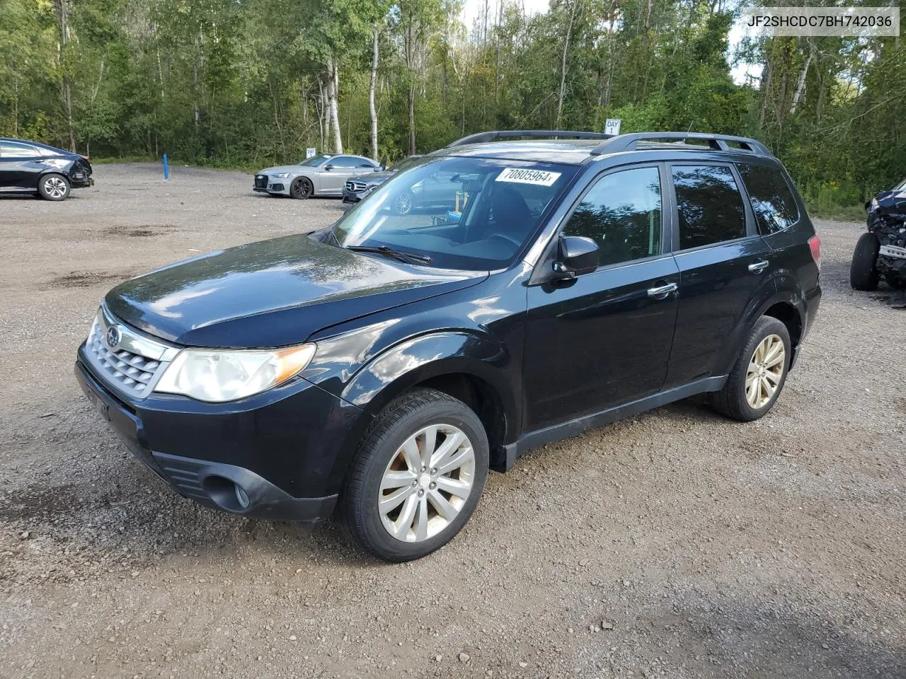 2011 Subaru Forester 2.5X Premium VIN: JF2SHCDC7BH742036 Lot: 70805964