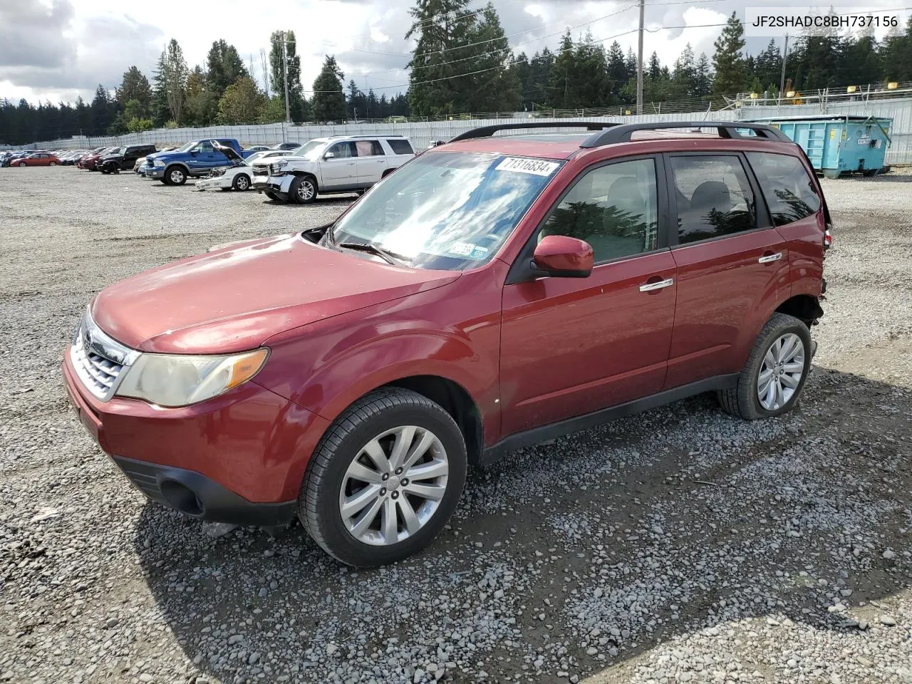 2011 Subaru Forester 2.5X Premium VIN: JF2SHADC8BH737156 Lot: 71316834