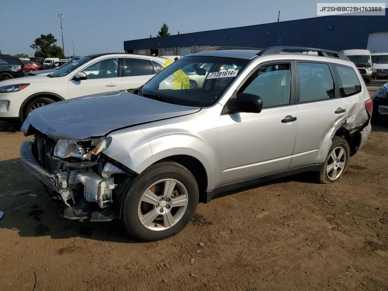 2011 Subaru Forester 2.5X VIN: JF2SHBBC2BH763888 Lot: 71391614