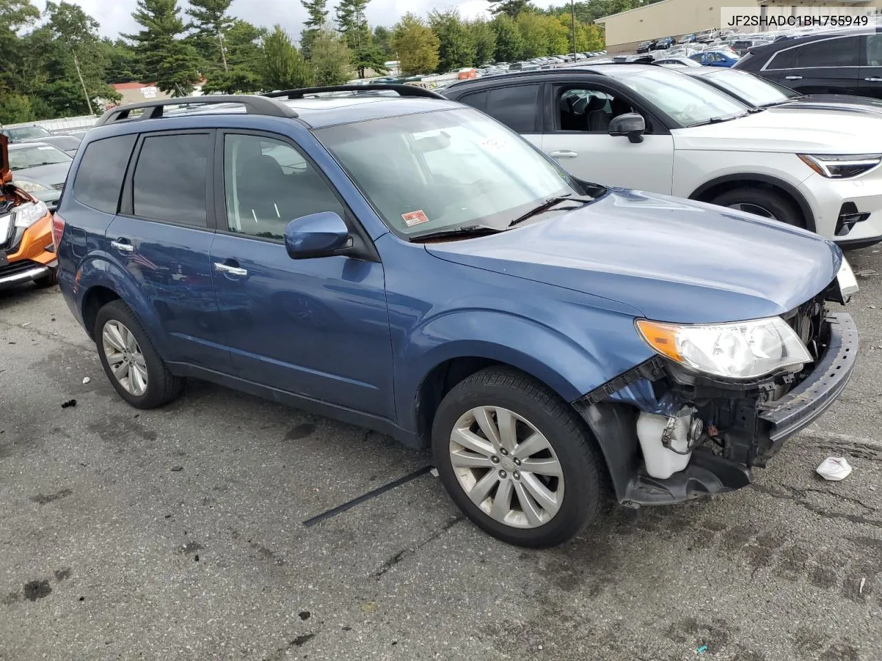 2011 Subaru Forester 2.5X Premium VIN: JF2SHADC1BH755949 Lot: 71398234