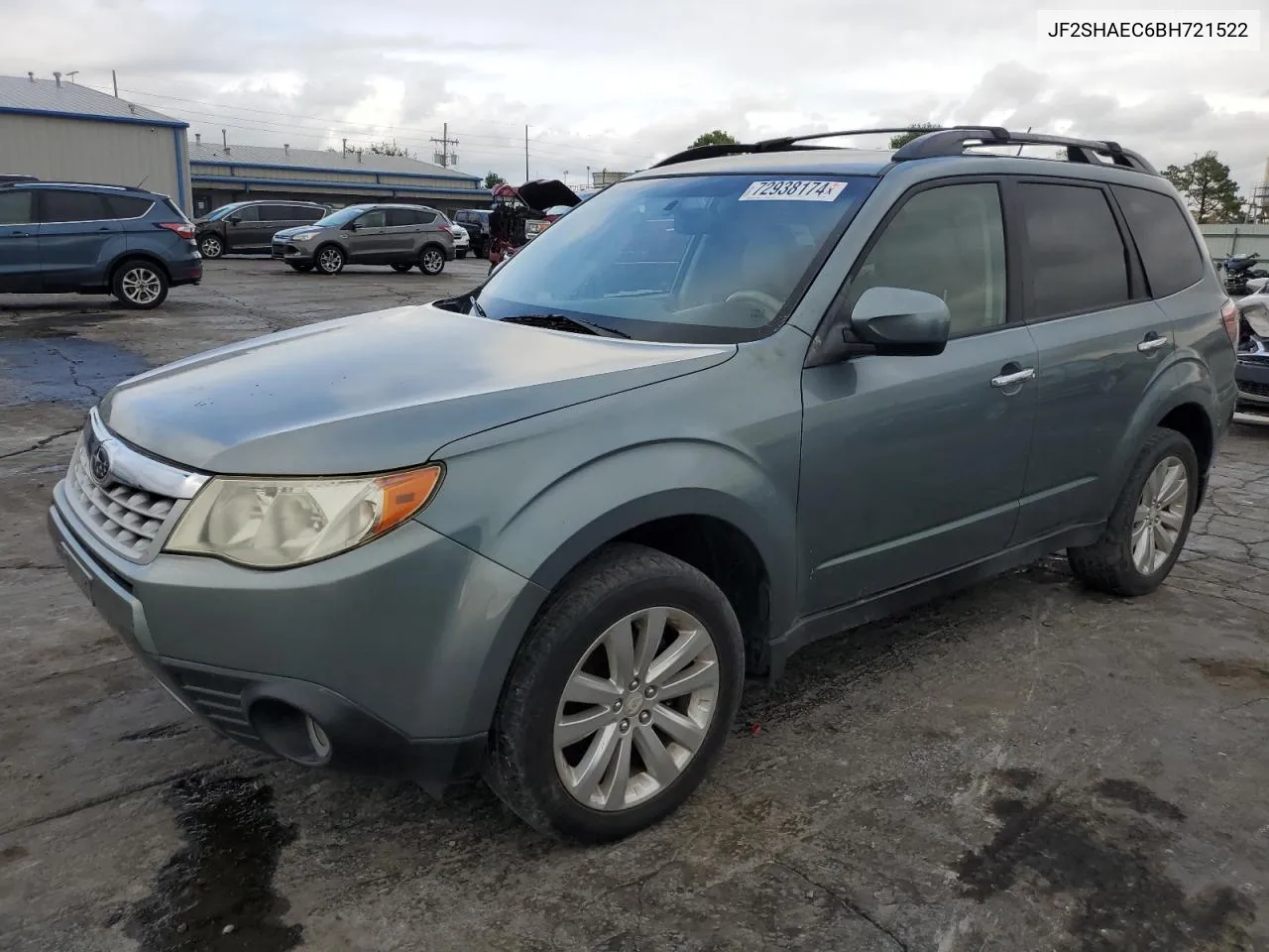 2011 Subaru Forester Limited VIN: JF2SHAEC6BH721522 Lot: 72938174