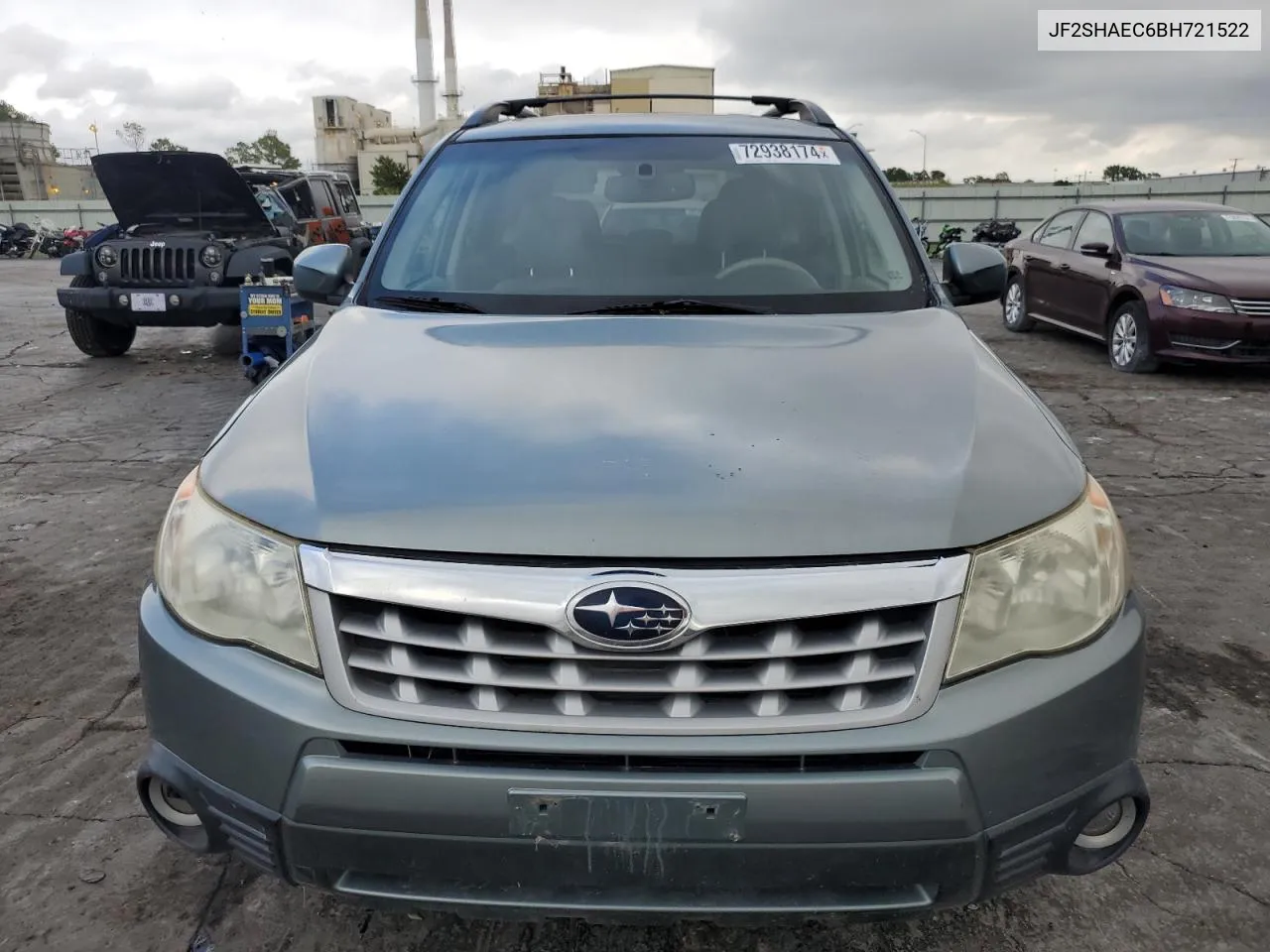 2011 Subaru Forester Limited VIN: JF2SHAEC6BH721522 Lot: 72938174