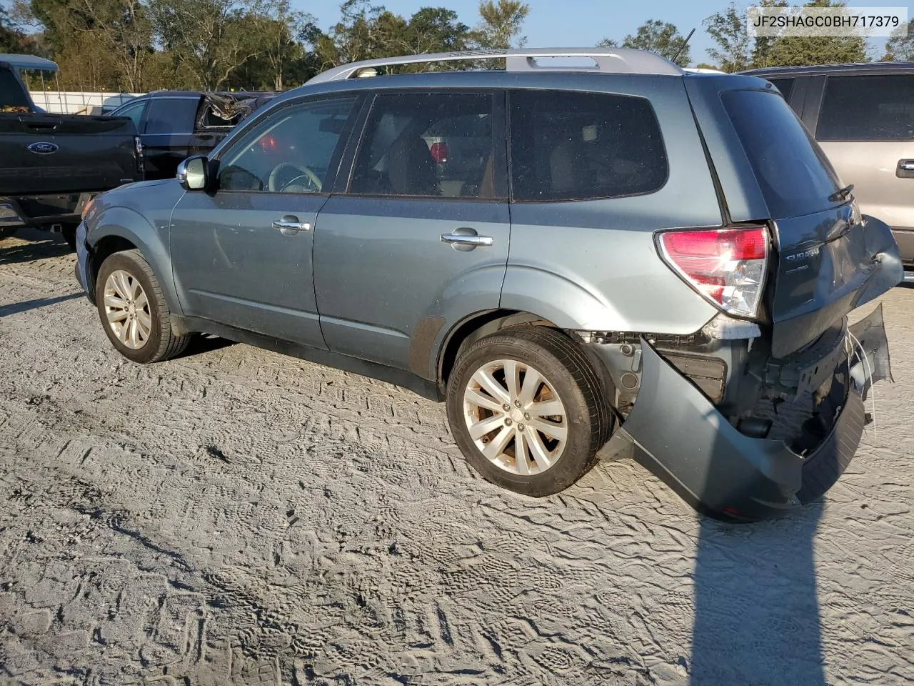 2011 Subaru Forester Touring VIN: JF2SHAGC0BH717379 Lot: 74380674