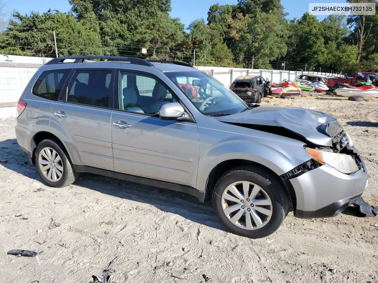 2011 Subaru Forester Limited VIN: JF2SHAECXBH732135 Lot: 74539584