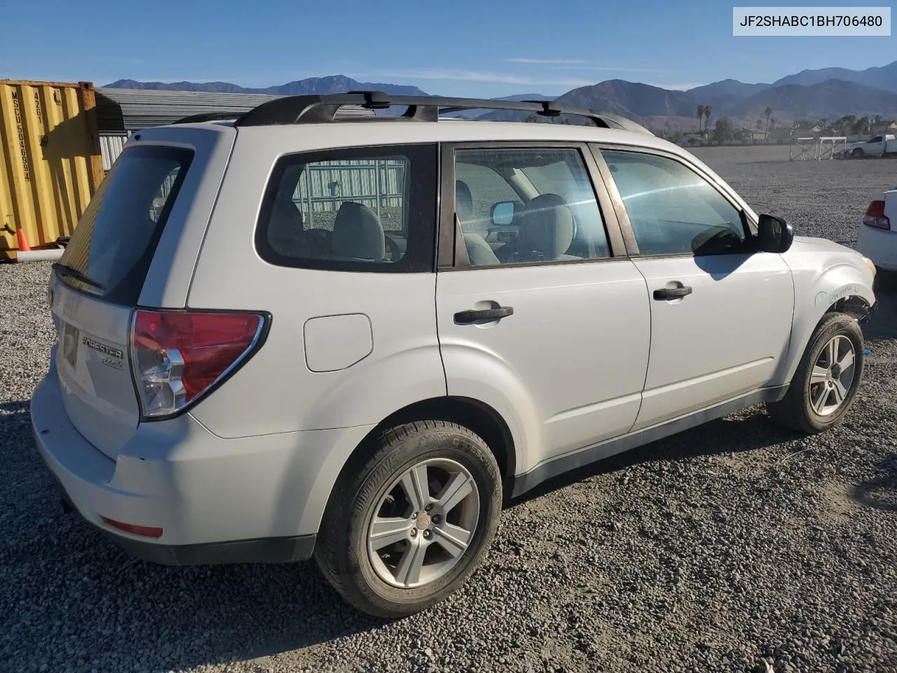 2011 Subaru Forester 2.5X VIN: JF2SHABC1BH706480 Lot: 74592984