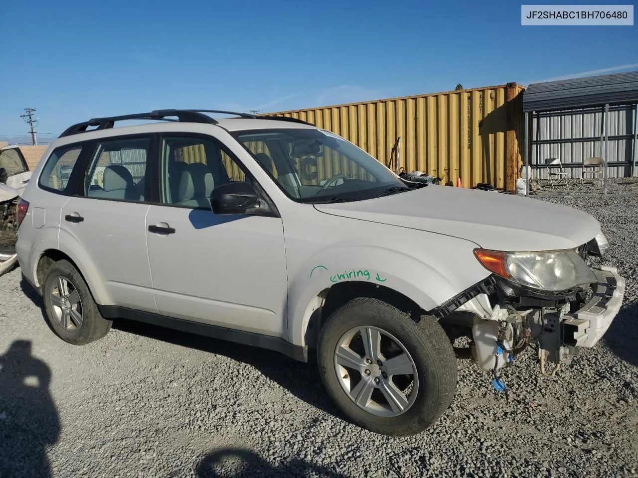 2011 Subaru Forester 2.5X VIN: JF2SHABC1BH706480 Lot: 74592984