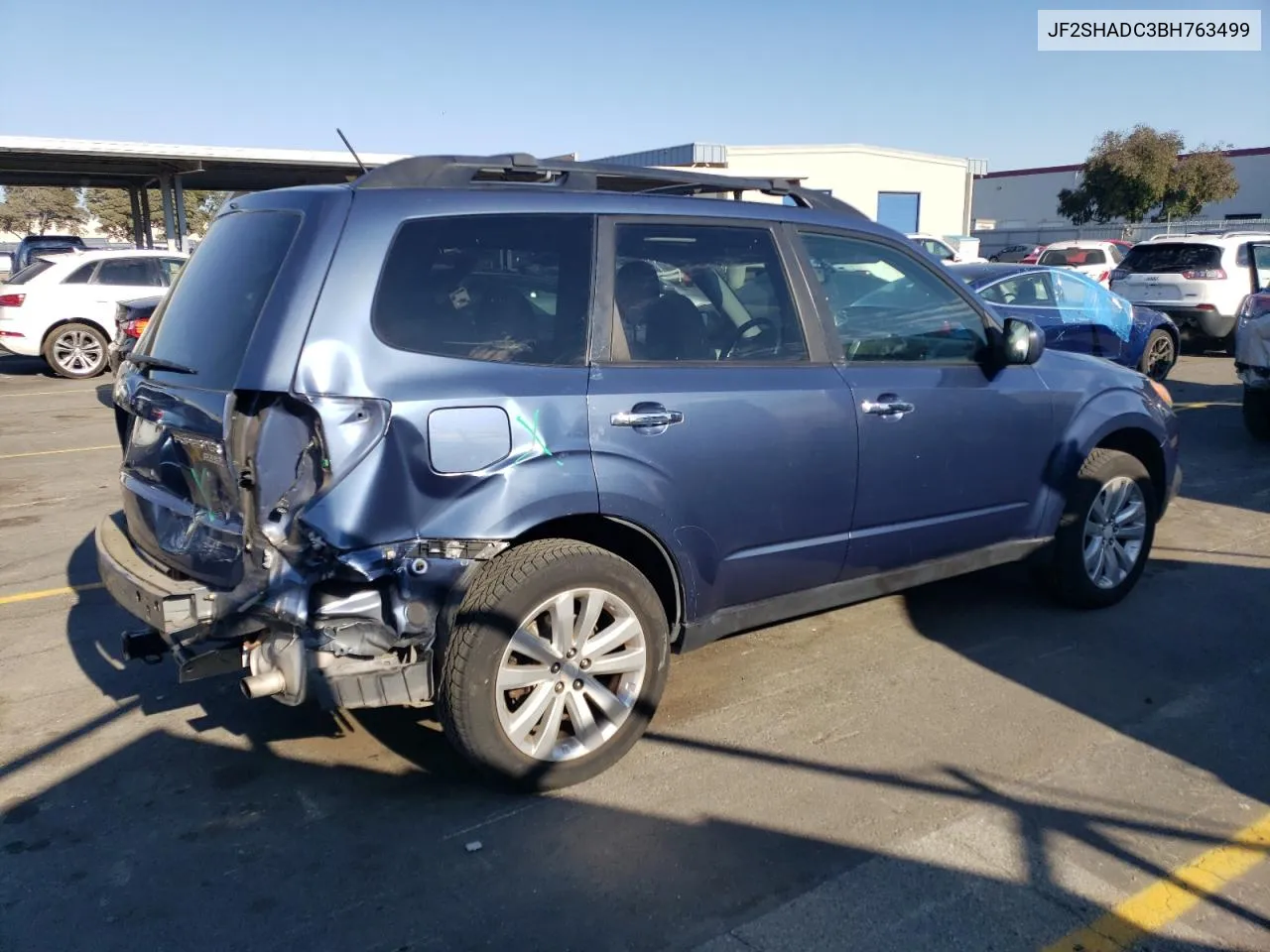 2011 Subaru Forester 2.5X Premium VIN: JF2SHADC3BH763499 Lot: 74764364