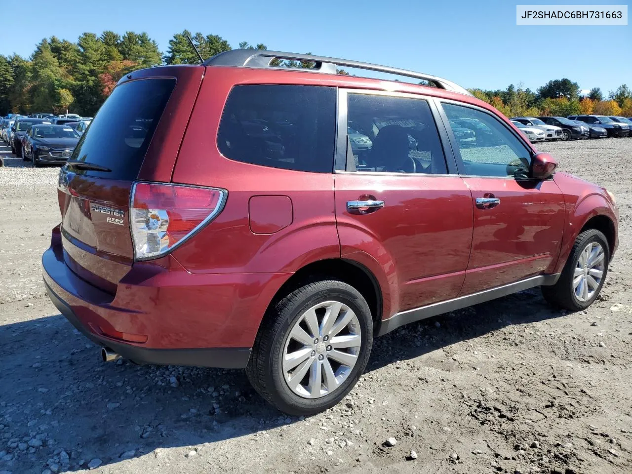 2011 Subaru Forester 2.5X Premium VIN: JF2SHADC6BH731663 Lot: 75276524