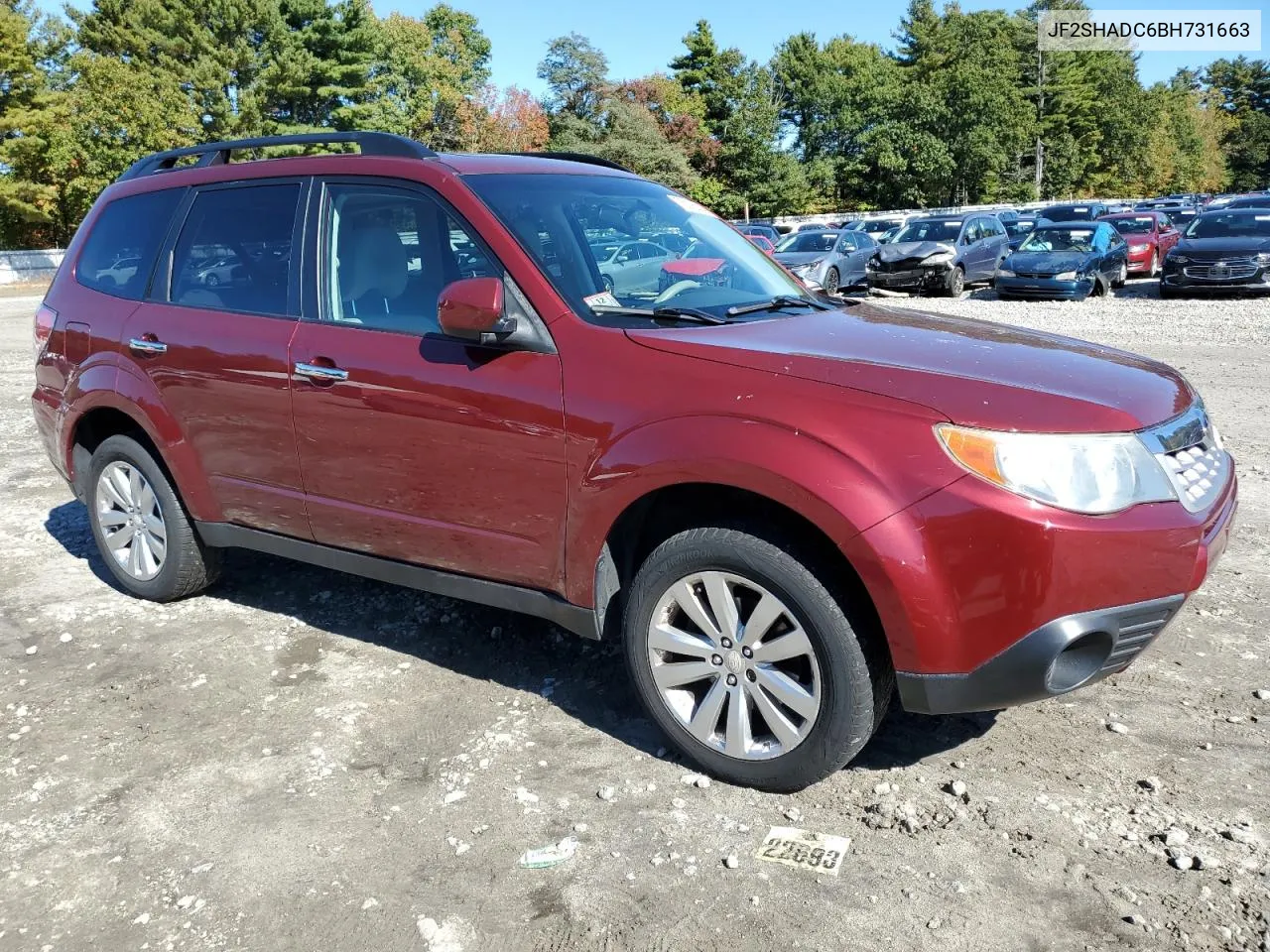 2011 Subaru Forester 2.5X Premium VIN: JF2SHADC6BH731663 Lot: 75276524