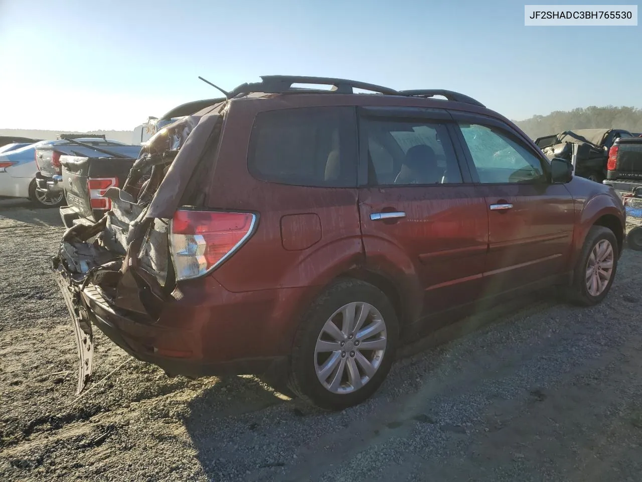 2011 Subaru Forester 2.5X Premium VIN: JF2SHADC3BH765530 Lot: 75531994