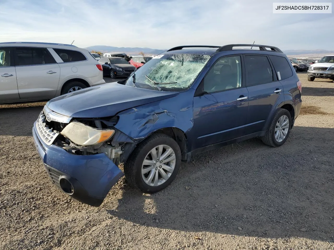 2011 Subaru Forester 2.5X Premium VIN: JF2SHADC5BH728317 Lot: 77699584