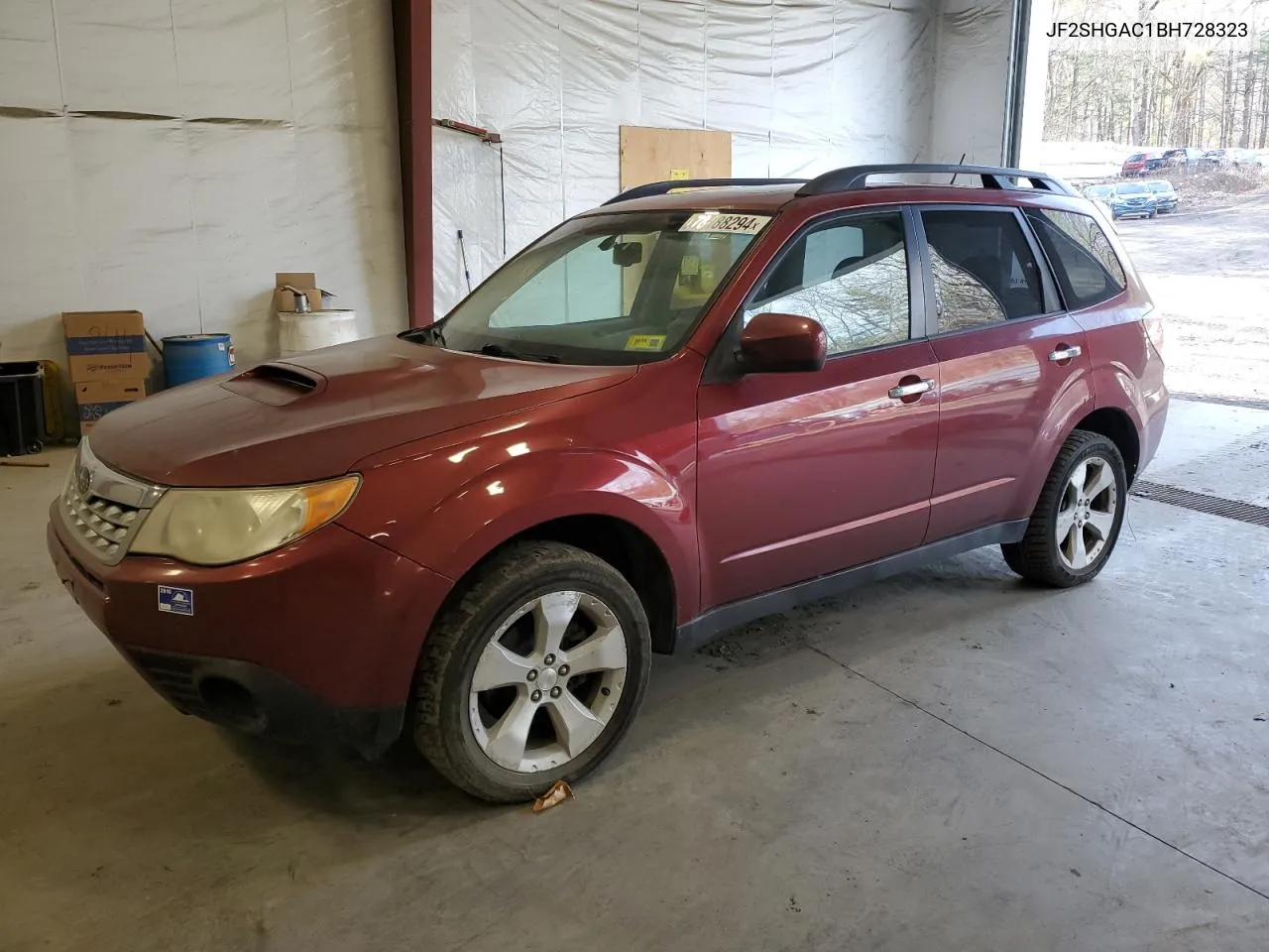 2011 Subaru Forester 2.5X VIN: JF2SHGAC1BH728323 Lot: 78488294