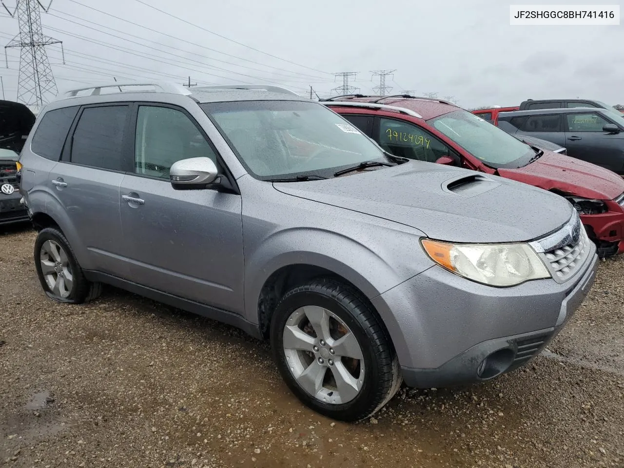 2011 Subaru Forester Touring VIN: JF2SHGGC8BH741416 Lot: 78990184