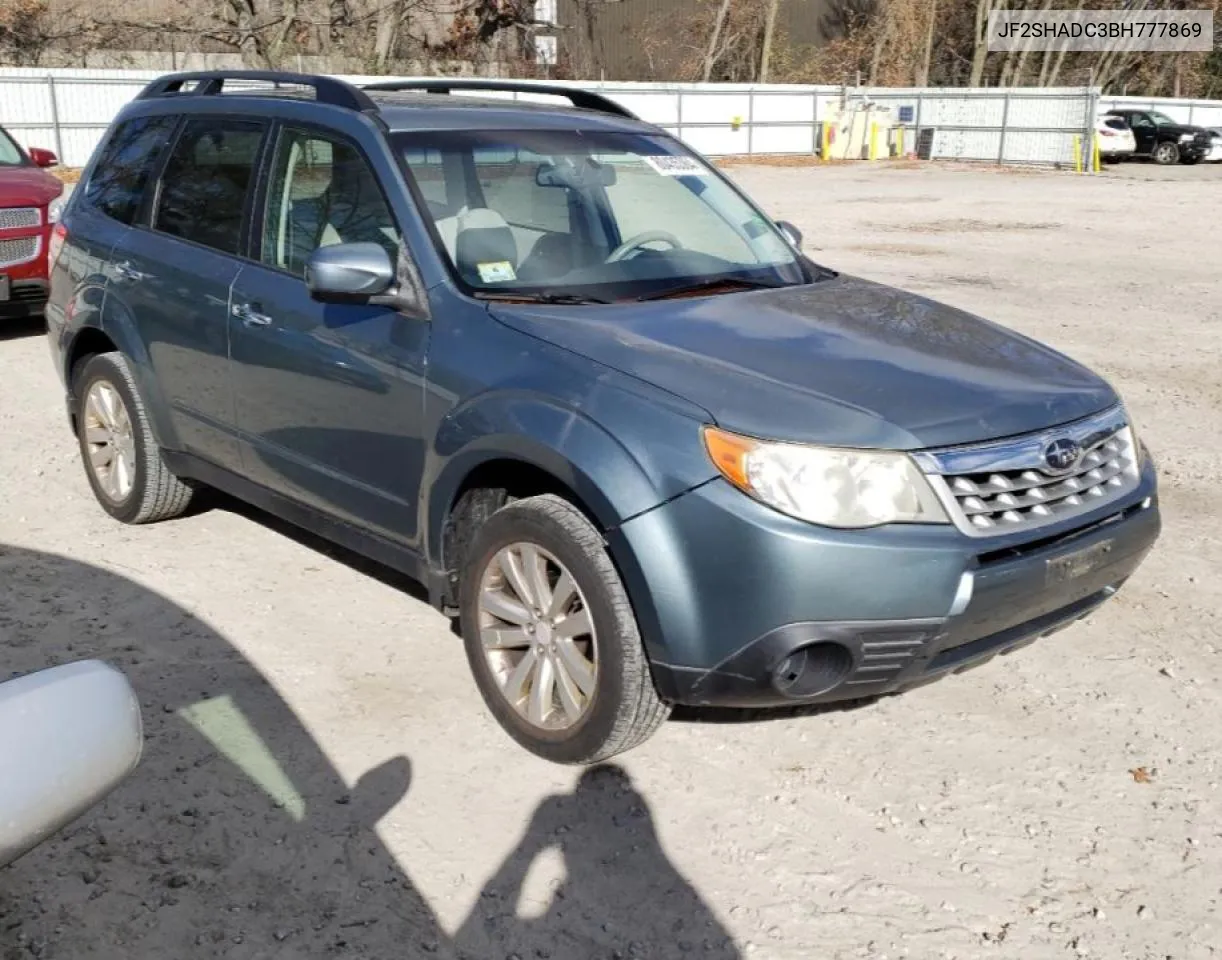 2011 Subaru Forester 2.5X Premium VIN: JF2SHADC3BH777869 Lot: 80435364