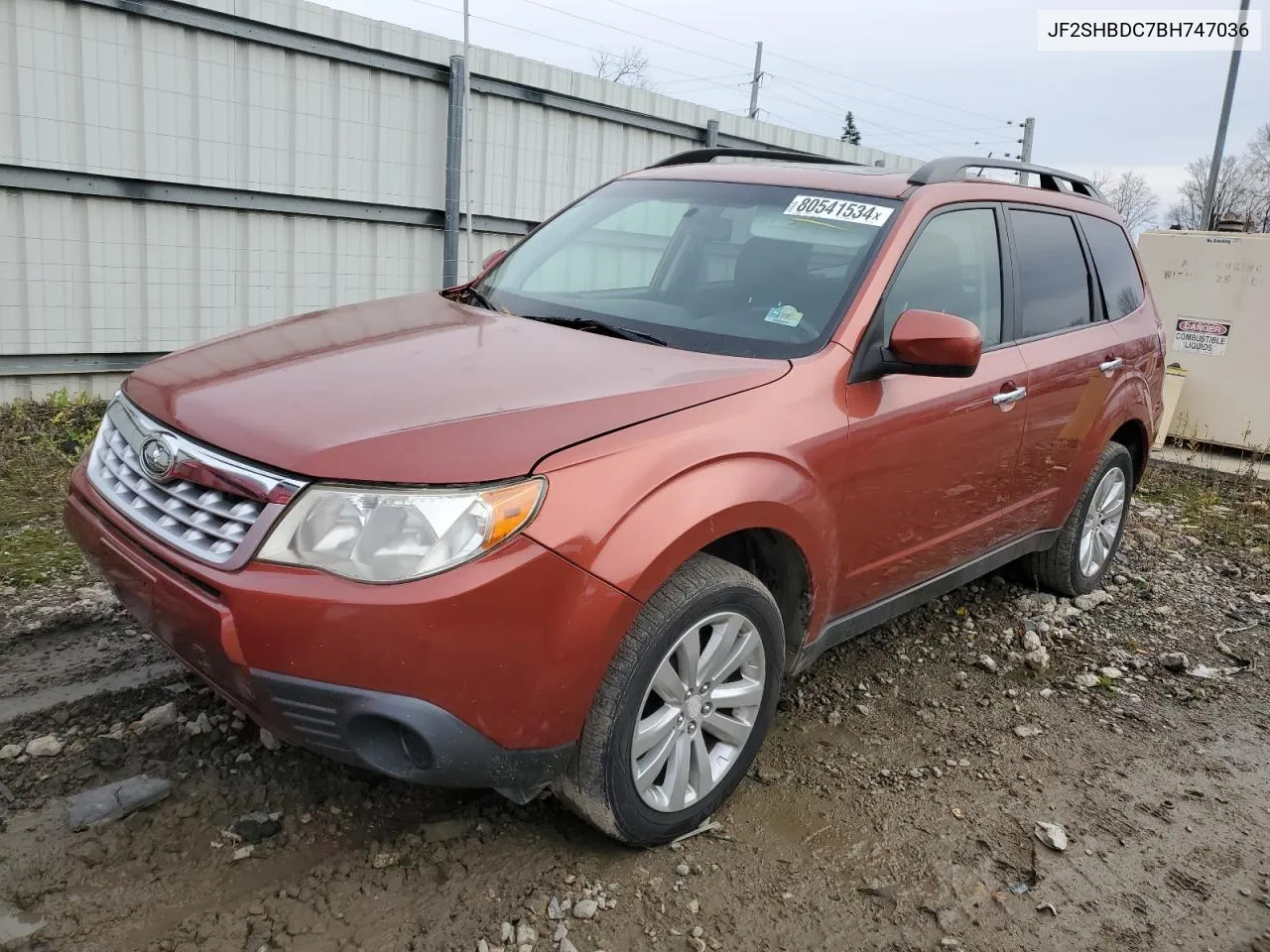 2011 Subaru Forester 2.5X Premium VIN: JF2SHBDC7BH747036 Lot: 80541534