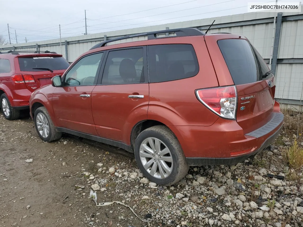 2011 Subaru Forester 2.5X Premium VIN: JF2SHBDC7BH747036 Lot: 80541534